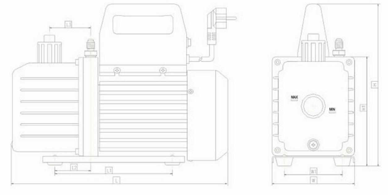 New cold medium vacuum pump